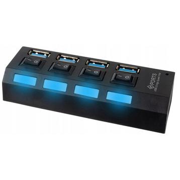 USB Hub - High Speed 4 Ports 3.0 - Multi Oplaadadapter - beschikbaar voor biedingen