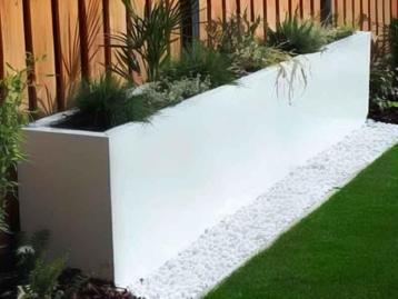 Stalen plantenbak 100x40x40 met bodem beschikbaar voor biedingen