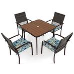 2dekans | Coast Tuinset 5-Delig - 4 Stoelen incl kussens -, Tuin en Terras, Tuinsets en Loungesets, Ophalen of Verzenden, Zo goed als nieuw