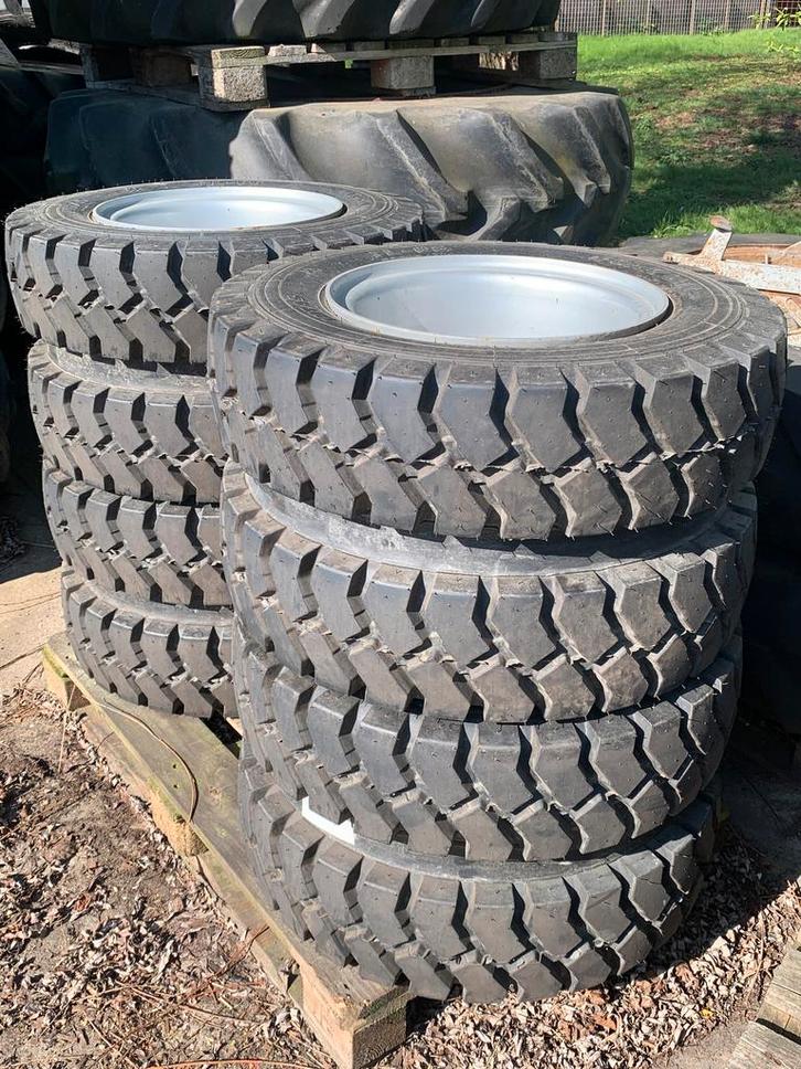 Eerste montage wielenset Dubbellucht 7.50-15/14, Zakelijke goederen, Agrarisch | Onderdelen | Banden, Velgen en Assen, Ophalen