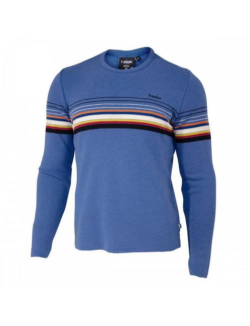 Ivanhoe wollen trui Retro-Hang Loose Blue ronde hals - Blauw, Kleding | Heren, Truien en Vesten, Blauw, Nieuw, Verzenden
