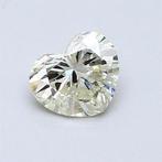 1 pcs Diamant (Natuurlijk) - 0.68 ct - Hart - N (gekleurd) -, Nieuw
