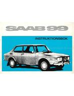 1969 SAAB 99 INSTRUCTIEBOEKJE ZWEEDS, Auto diversen, Handleidingen en Instructieboekjes