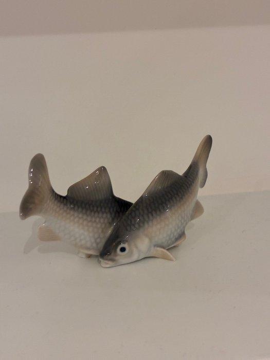 Royal Copenhagen - Beeldje, Fish pair - 4.5 cm - Porselein -, Antiek en Kunst, Antiek | Glas en Kristal