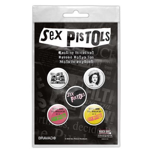 The Sex Pistols - Never Mind the B**** - button off. merch., Verzamelen, Muziek, Artiesten en Beroemdheden, Kleding, Nieuw, Ophalen of Verzenden