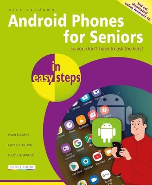 9781840789423 Android Phones for Seniors in easy steps, Boeken, Studieboeken en Cursussen, Nieuw, Verzenden