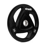 VirtuFit Olympische Rubberen Halterschijf - 20 kg, Sport en Fitness, Fitnessmaterialen, Verzenden, Nieuw, Halterschijven