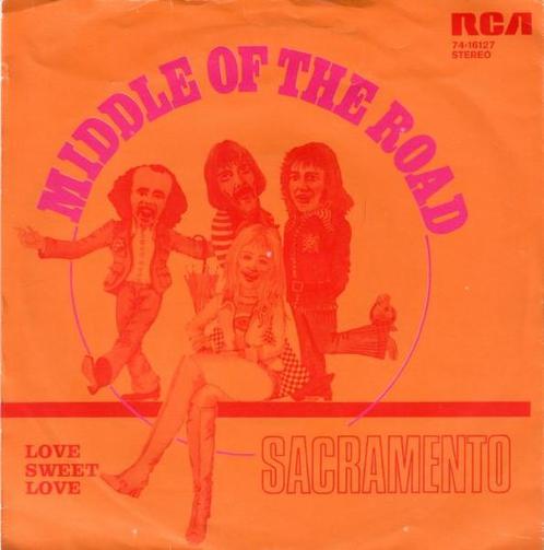 Single - Middle Of The Road - Sacramento, Cd's en Dvd's, Vinyl | Pop, Verzenden