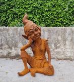 Beeldje - A dreaming garden gnome - IJzer, Antiek en Kunst