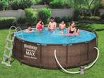 Groot opzetzwembad 549 cm - Compleet met trap, filterpomp..., Tuin en Terras, Ophalen of Verzenden, Nieuw