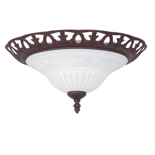 Roestkleurige plafonnière klassiek, Eleonora, Huis en Inrichting, Lampen | Plafondlampen, Nieuw, Glas, Ophalen of Verzenden