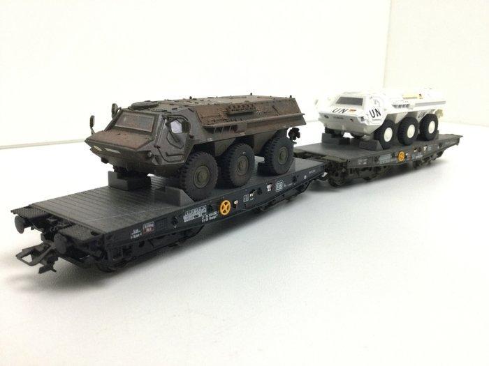 Märklin, 4MFOR H0 - 48728/48738 - Modeltrein goederenwagon, Hobby en Vrije tijd, Modeltreinen | H0