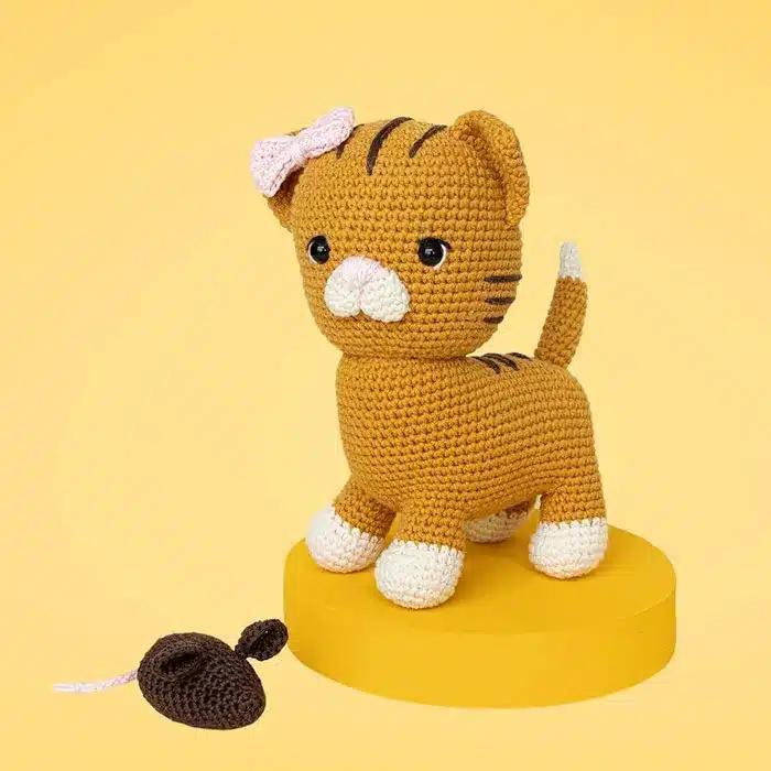 Scheepjes Amigurumikit Kat & Muis haken, Diversen, Cadeauverpakkingen, Nieuw, Verzenden