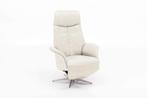 Relaxfauteuil Delfgauw - relaxfauteuils - Wit, Nieuw, Wit, Stof