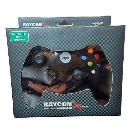 (Xbox) Xbox Classic RayConX Analog Controller - Zwart -, Spelcomputers en Games, Spelcomputers | Xbox | Accessoires, Zo goed als nieuw