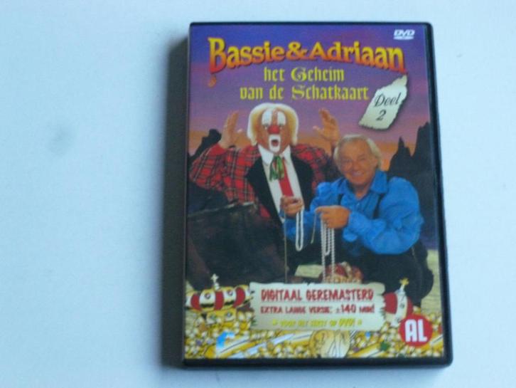 Bassie & Adriaan - Het Geheim van de Schatkaart deel 2  (DVD, Cd's en Dvd's, Dvd's | Kinderen en Jeugd, Zo goed als nieuw, Verzenden