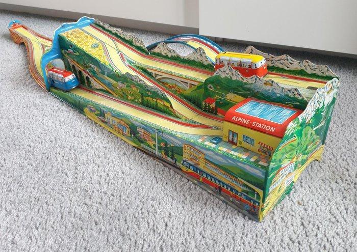 Technofix - Alpine-Express - Opwindbaar blikken speelgoed -, Antiek en Kunst, Antiek | Speelgoed