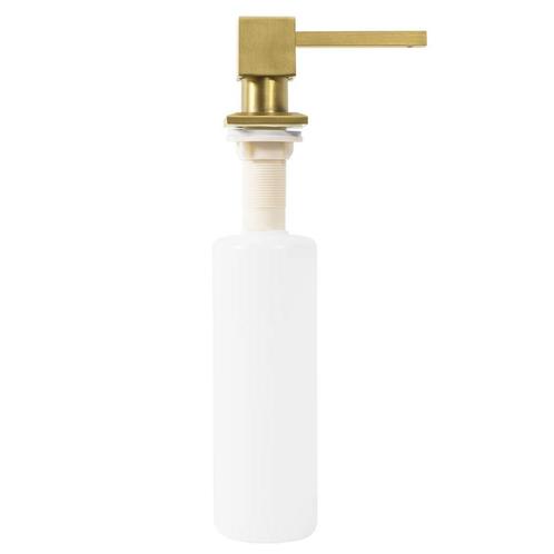 REA Inbouw zeepdispenser - rechthoekig - geborsteld goud..., Doe-het-zelf en Verbouw, Sanitair, Nieuw, Ophalen of Verzenden