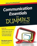 9780730319511 Communication Essentials for Dummies, Verzenden, Nieuw, Elizabeth Kuhnke