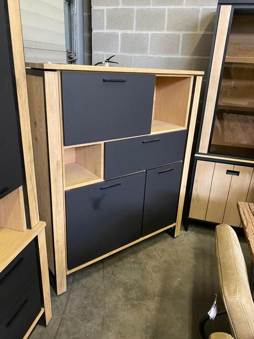 Masso highboard oak beach (nieuw, outlet), Huis en Inrichting, Kasten | Wandmeubels, Nieuw, Met lade(s), Met deur(en), Met plank(en)