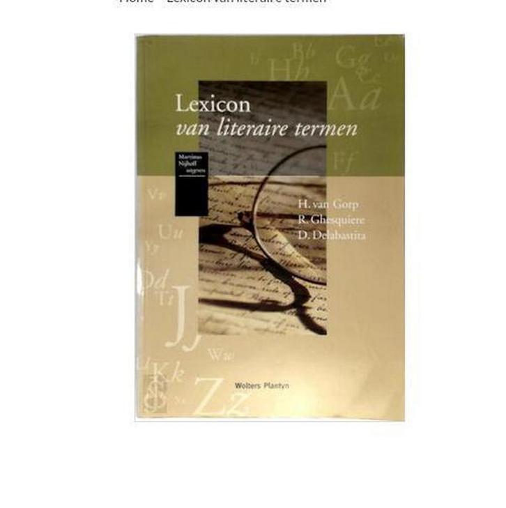 Lexicon van literaire termen 9789030970743 H. van Gorp, Boeken, Schoolboeken, Gelezen, Verzenden