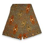 Afrikaanse stof - Mosterdkleurig  - 100% katoen - 1 yard, Hobby en Vrije tijd, Ophalen of Verzenden, Nieuw