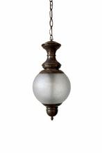 Plafondlamp - Brons, Glas, Metaal - hanglamp