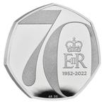 Verenigd Koninkrijk. 50 Pounds The Platinum Jubilee of Her, Postzegels en Munten