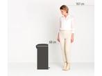 Brabantia NewIcon Prullenbak - 30 liter - Platinum, Verzenden, Zo goed als nieuw
