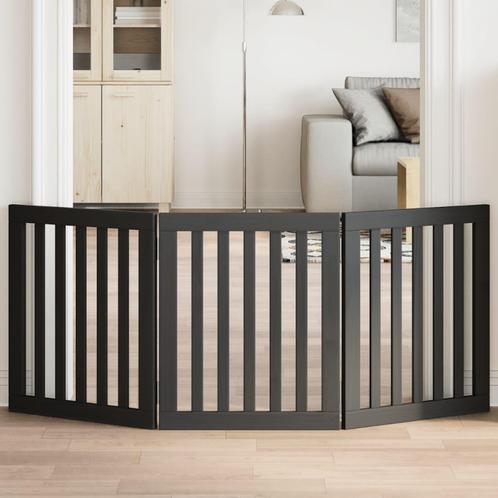 vidaXL Hondenhek inklapbaar 3 panelen 150 cm populierenhout, Dieren en Toebehoren, Honden-accessoires, Nieuw, Verzenden