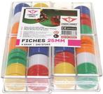 Roulette fiches 25mm (240 stuks) | HOT Games -, Verzenden, Nieuw