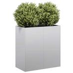 vidaXL Plantenbak 80x40x80 cm gegalvaniseerd staal, Verzenden, Nieuw, Metaal