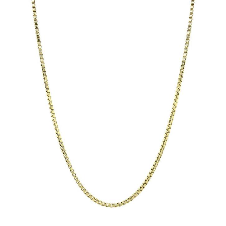 Gouden lengtecollier venetiaan 14 karaat, Sieraden, Tassen en Uiterlijk, Kettingen, Goud, Zo goed als nieuw, Goud, Verzenden
