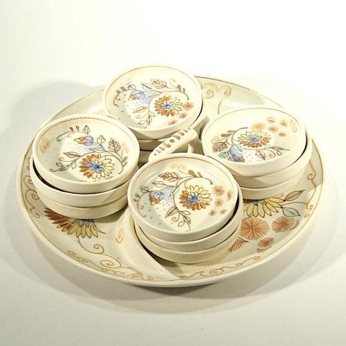 Plateelbakkerij Zuid-Holland - Compleet petitfour set -, Antiek en Kunst, Antiek | Glas en Kristal