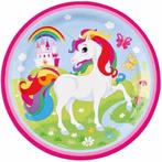 Amscan - Unicorn - Borden (8 stuks ECO), Ophalen of Verzenden, Nieuw