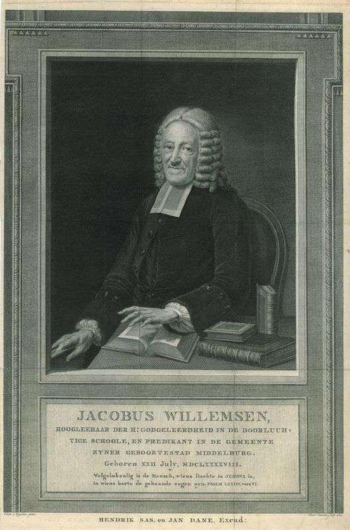 Portrait of Jacobus Willemsen, Antiek en Kunst, Kunst | Etsen en Gravures