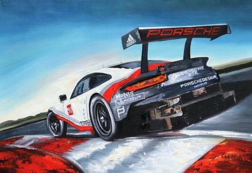 FransmanART (1972) - Porsche 911 RSR racing Le Mans, Verzamelen, Automerken, Motoren en Formule 1