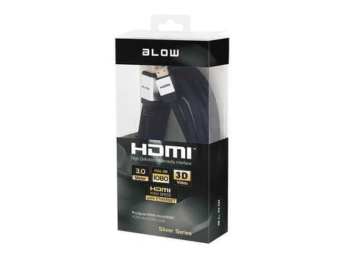 HDMI naar Mini-HDMI Kabel met Ethernet - 3M - Silver Series, Audio, Tv en Foto, Audiokabels en Televisiekabels, 2 tot 5 meter