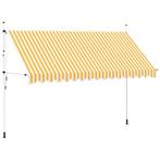 Uittrekbare Luifel 400cm - Tweedekansje - Tuin Musthave!, Nieuw, Ophalen of Verzenden, 250 cm tot 450 cm, Uitvalscherm