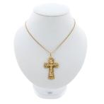 Gouden antieke hanger van een kruis met corpus | INRI, Ophalen of Verzenden, Gebruikt, Goud, Overige merken
