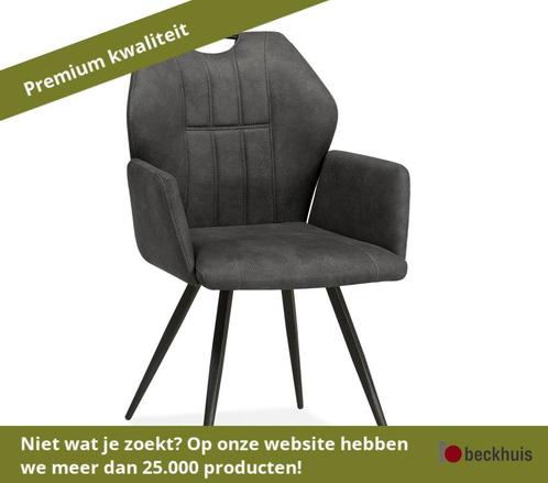 2 stuks Maxfurn Puck Eetkamerstoel met armleuning, Huis en Inrichting, Stoelen, Nieuw, Overige materialen, Ophalen of Verzenden