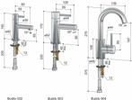 Wastafelmengkraan Hotbath Buddy 1-hendel Recht 14 cm, Ophalen of Verzenden, Nieuw