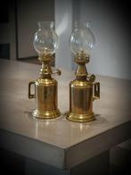 Petroleumlamp (2) - Messing - Lampen Pigeon-collectie