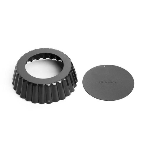 Quichevorm met losse bodem koolstofstaal | 25(Ø)x5,5(h)cm, Zakelijke goederen, Horeca | Keukenapparatuur, Nieuw in verpakking