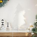 vidaXL Kerstdecoratie kerstboom 80 cm massief grenenhout wit, Verzenden, Nieuw