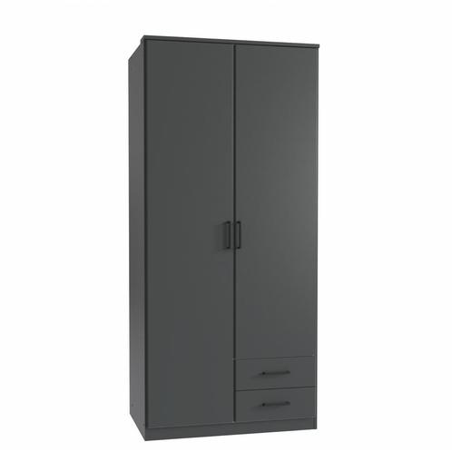 SALE: -17% Woonexpress Kledingkast Stolpen - Spaanplaat -, Huis en Inrichting, Kasten | Kledingkasten, 50 tot 75 cm, Met deur(en)