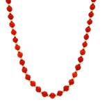 Gouden collier met bloedkoraal 14 krt, Ophalen of Verzenden, Nieuw
