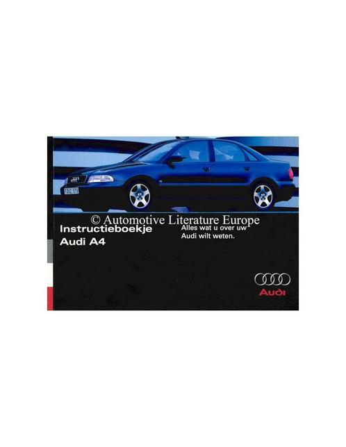 1995 AUDI A4 INSTRUCTIEBOEKJE NEDERLANDS, Auto diversen, Handleidingen en Instructieboekjes