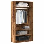 vidaXL Kledingkast 100x50x200 cm bewerkt hout oud hout, Huis en Inrichting, Kasten | Kledingkasten, Verzenden, Nieuw