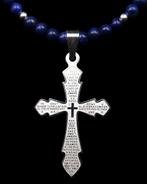 Lapis lazuli - Zegenwoord - Erfgoedkruis - Totale